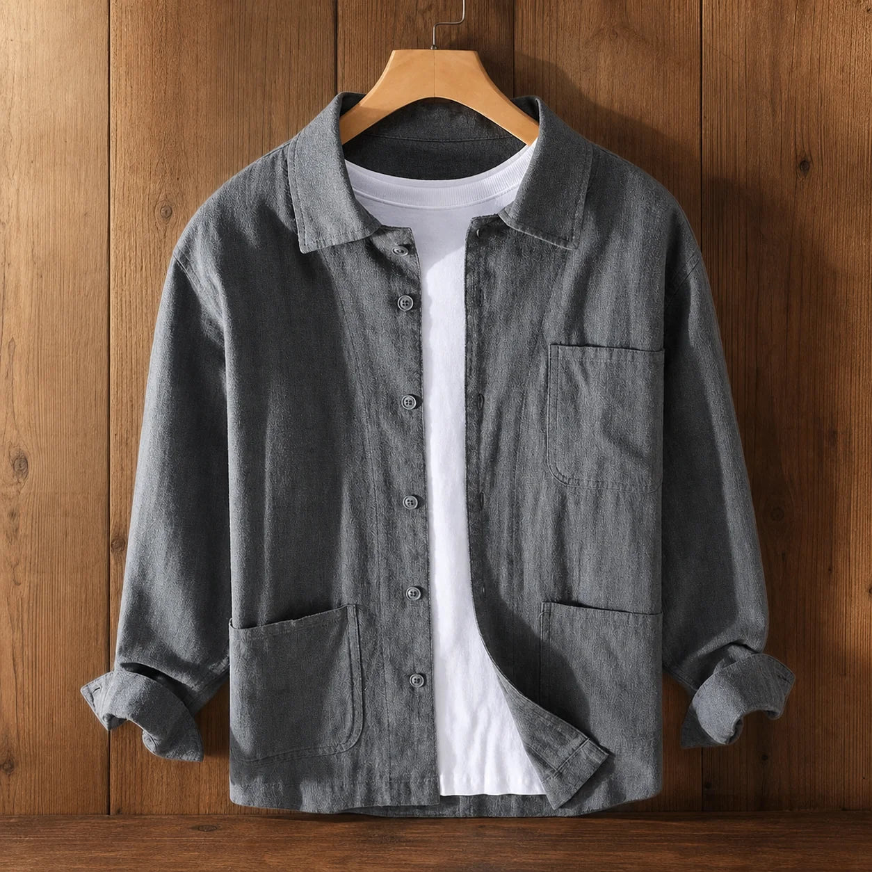 Nomad Weave Shirt Gray