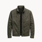 Pemberton men's zip jacket in Army Green 1