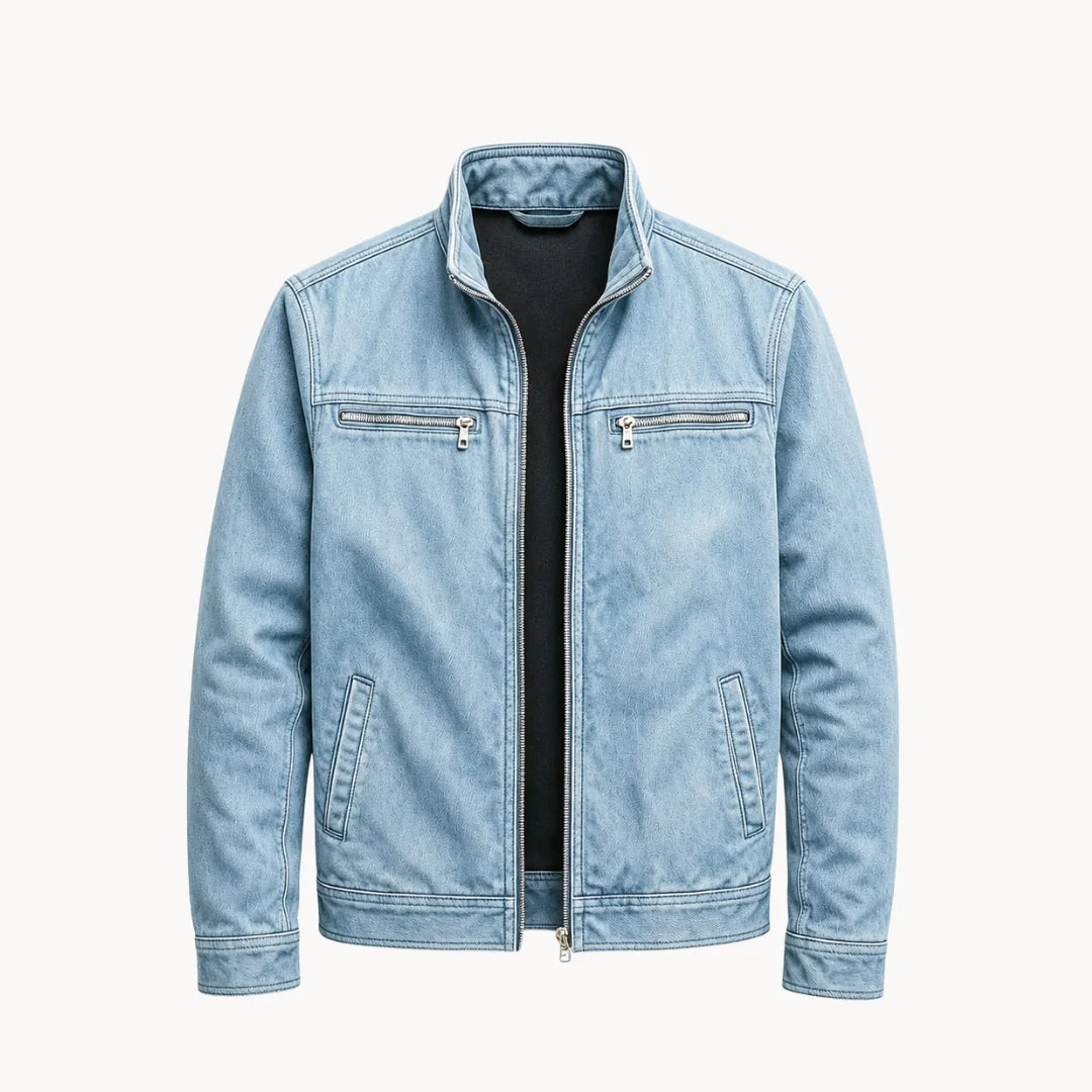 Pemberton men's zip jacket in Sky Blue 1