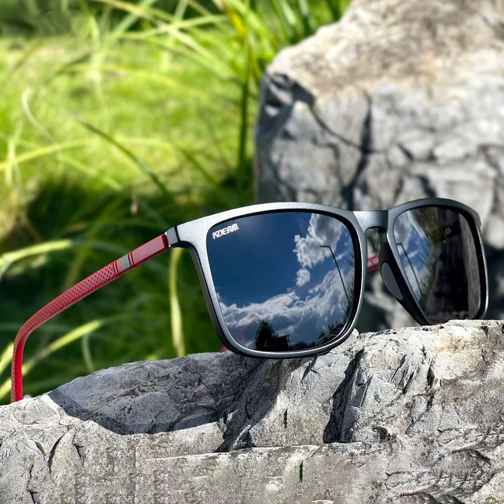 Polarized Sport Sunglasses in Wine / Black