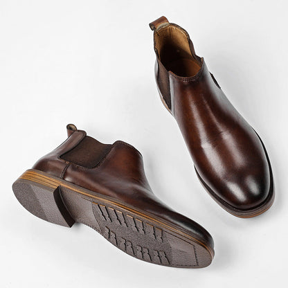 Preston men's chelsea boots pair in Brown 1