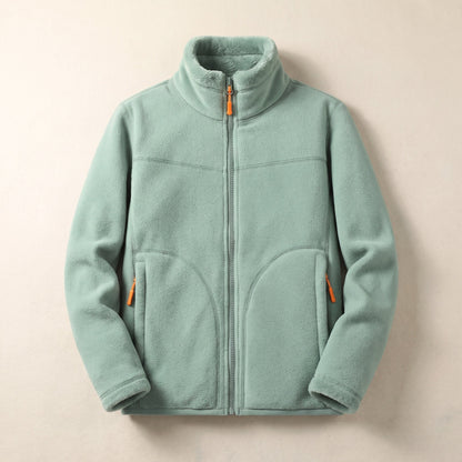 Quentin fleece jacket in Sage Green 1