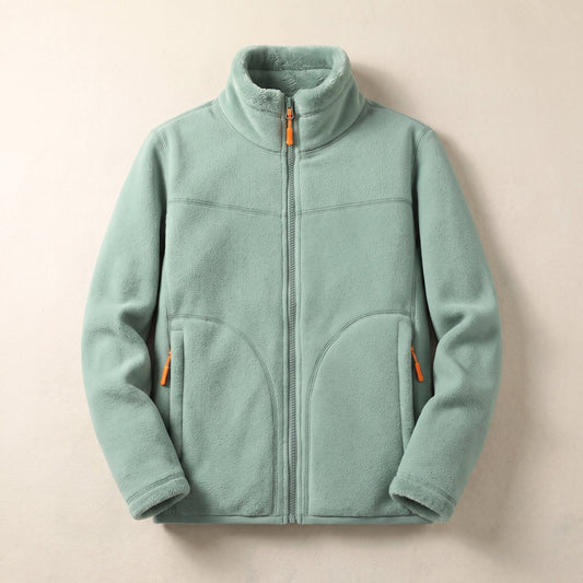 Quentin fleece jacket in Sage Green 1
