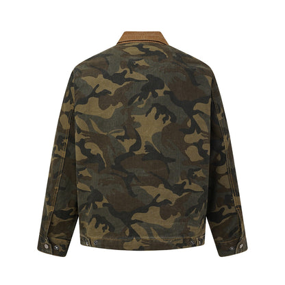 Additional view 1 of the Quigley camo canvas work jacket