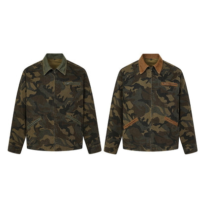 Additional view 3 of the Quigley camo canvas work jacket