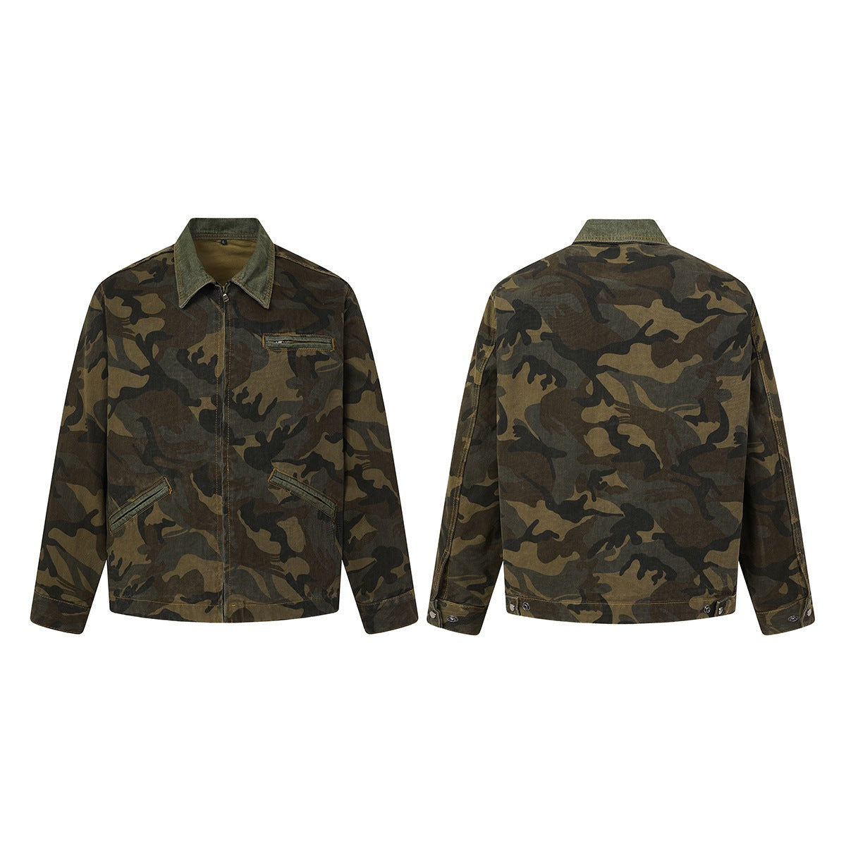 Additional view 4 of the Quigley camo canvas work jacket