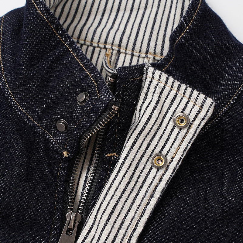 Additional view 4 of the Radford dark indigo denim work jacket