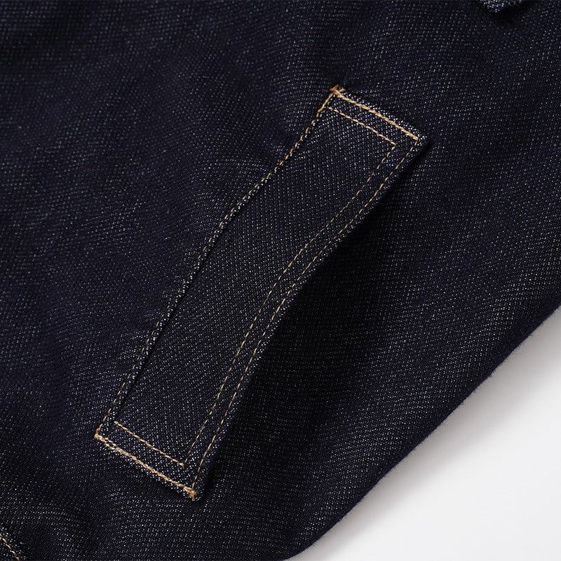 Additional view 7 of the Radford dark indigo denim work jacket