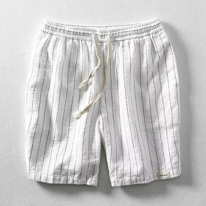 Relaxed Drawstring Shorts in White