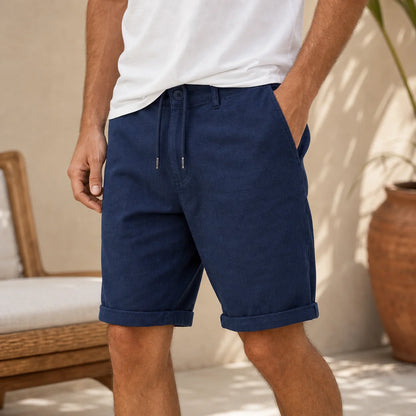 Relaxed Linen Shorts lifestyle photo