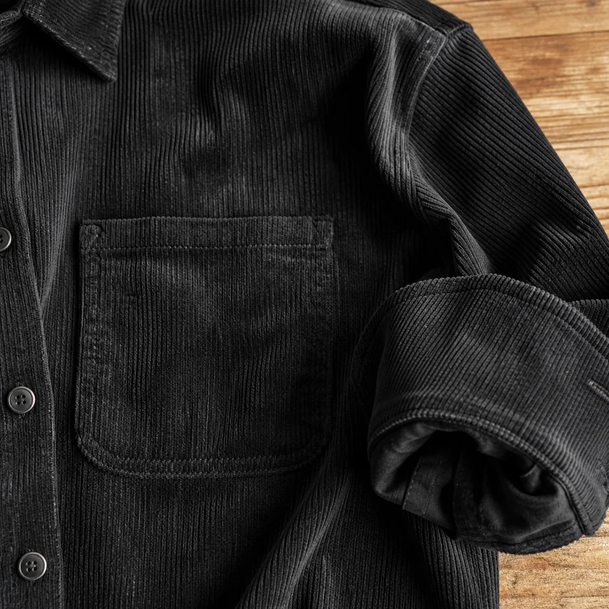 Ridgeway Corduroy Top Close Up
