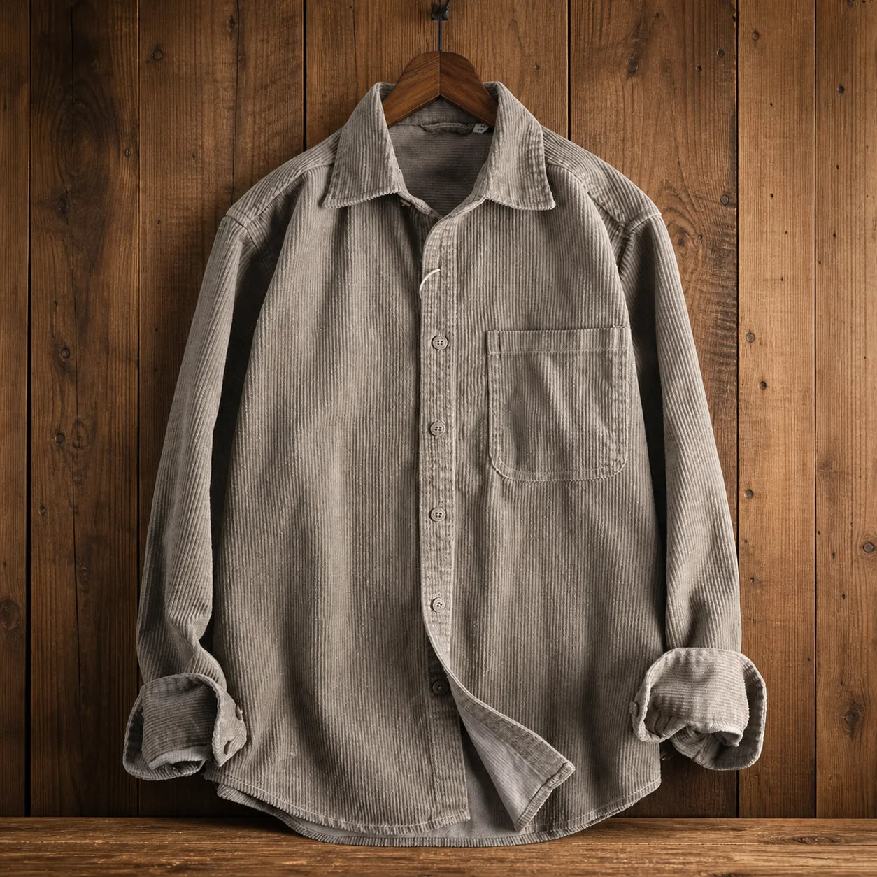 Ridgeway Corduroy Top Stone Grey