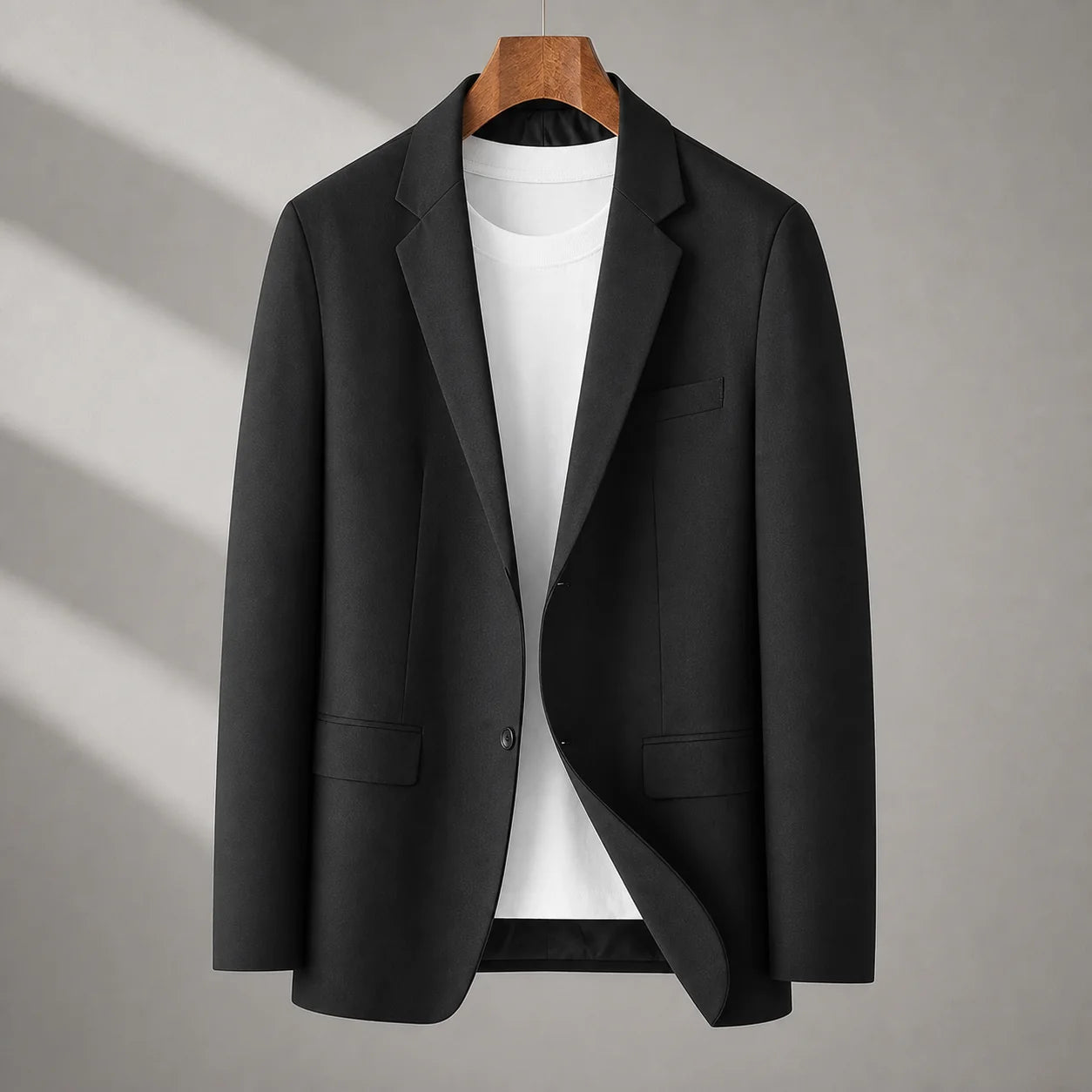 Spring Fit Blazer in Black