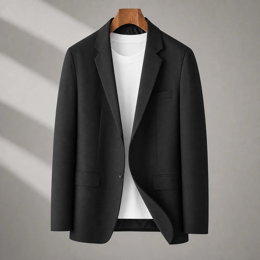 Spring Fit Blazer in Black