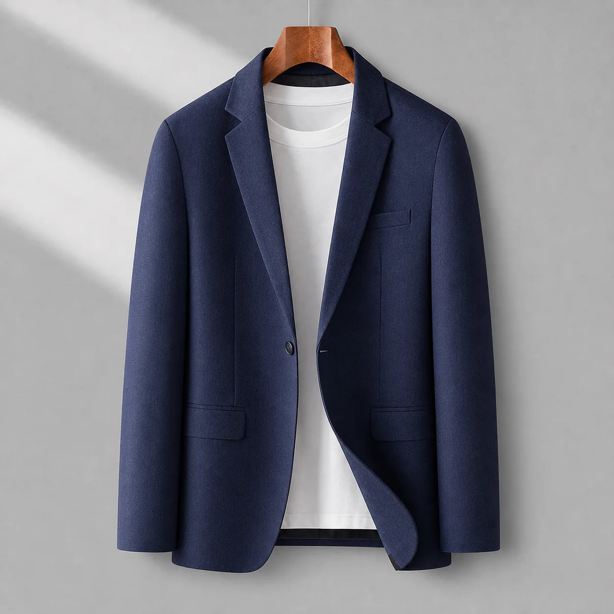 Spring Fit Blazer in Navy Blue