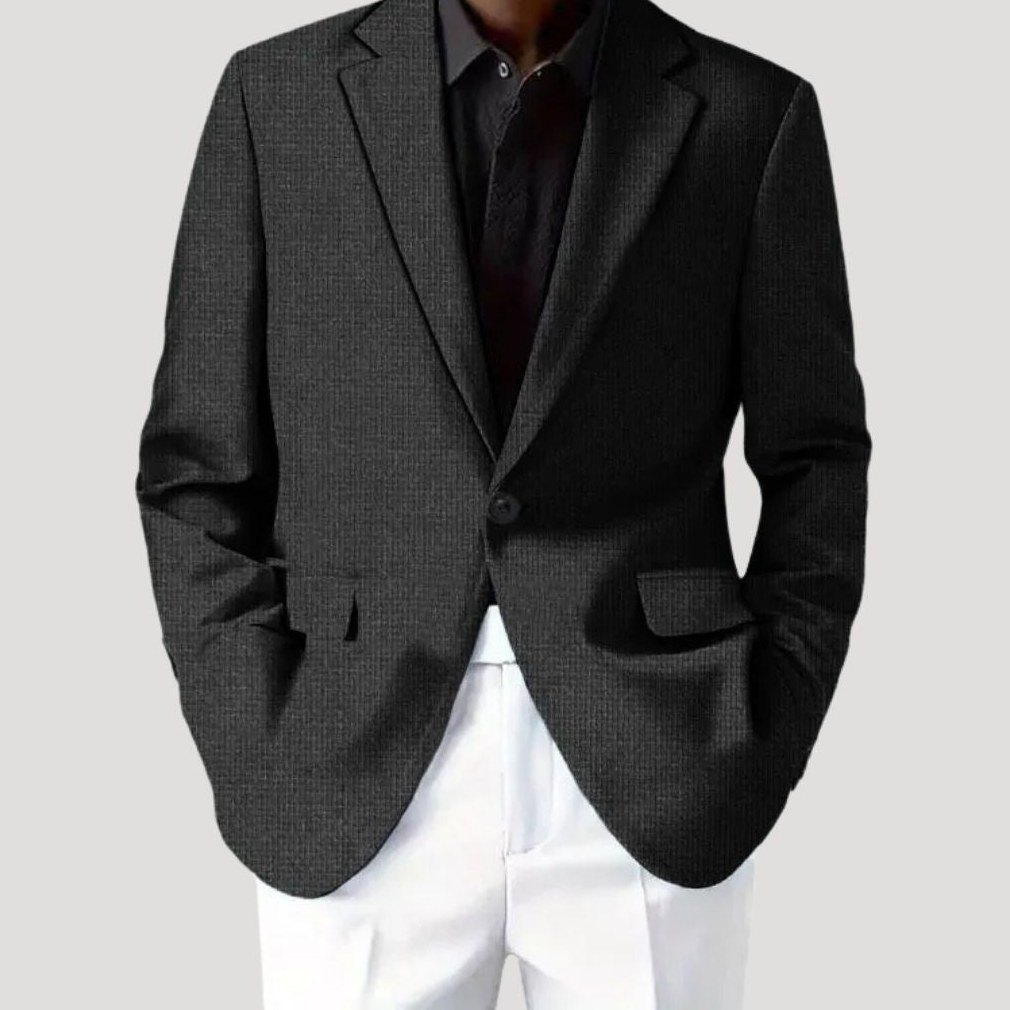 Stanton men's blazer in Black 1