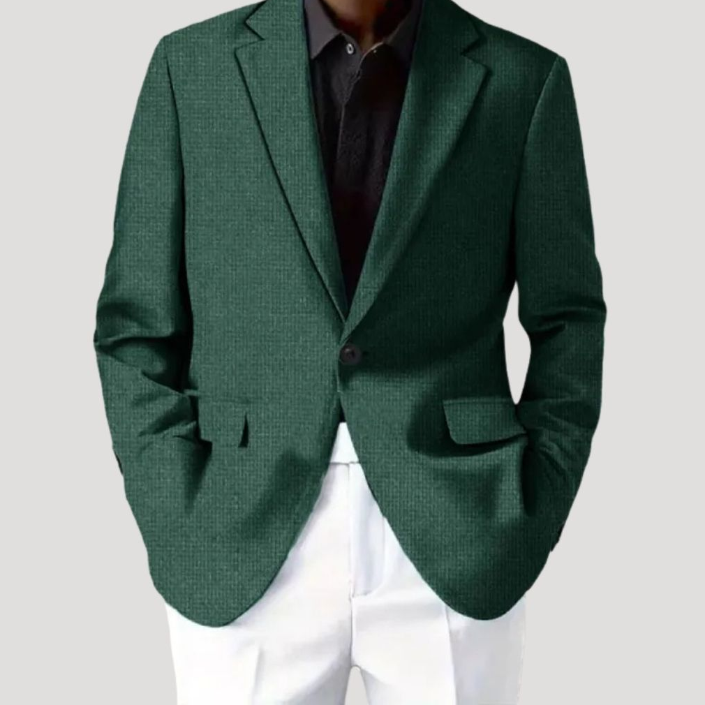 Stanton men's blazer in Green 1
