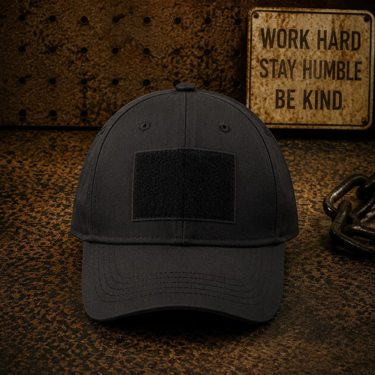 Stealth Camo Cap in Black