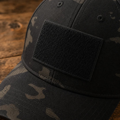 Stealth Camo Cap close-up quality detail