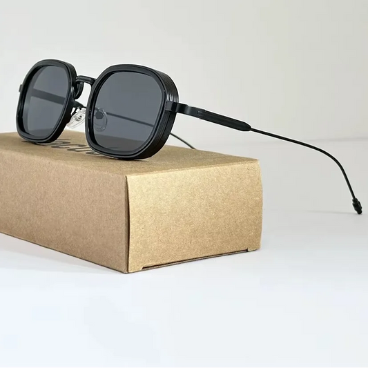 Steampunk Square Shades in Black