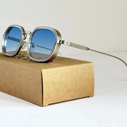 Steampunk Square Shades in Blue
