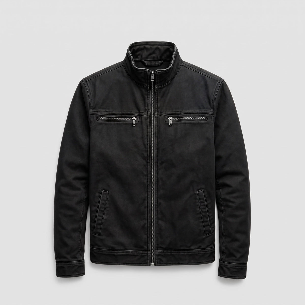 Wexford washed field jacket in Black 1