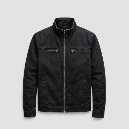 Wexford washed field jacket in Black 1