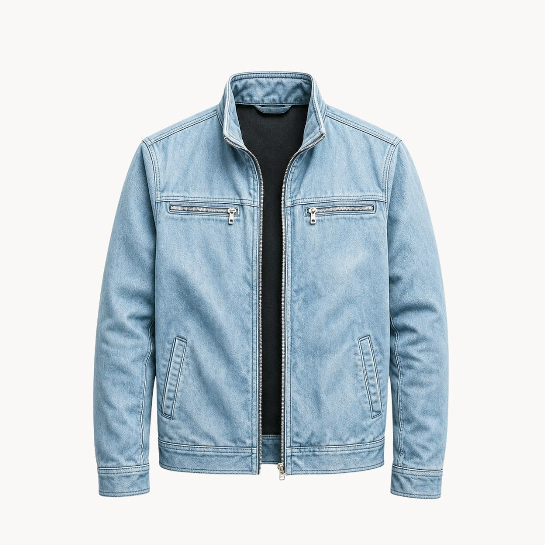 Wexford washed field jacket in Washed Sky 1