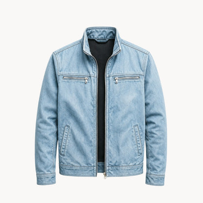 Wexford washed field jacket in Washed Sky 1