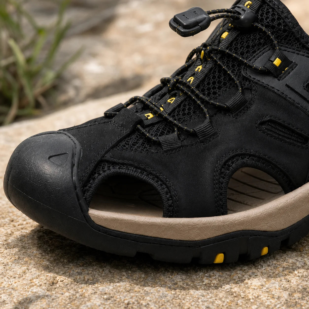 Trail Grip Sandals close-up quality detail