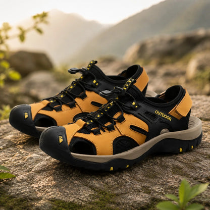 Trail Grip Sandals in Khaki