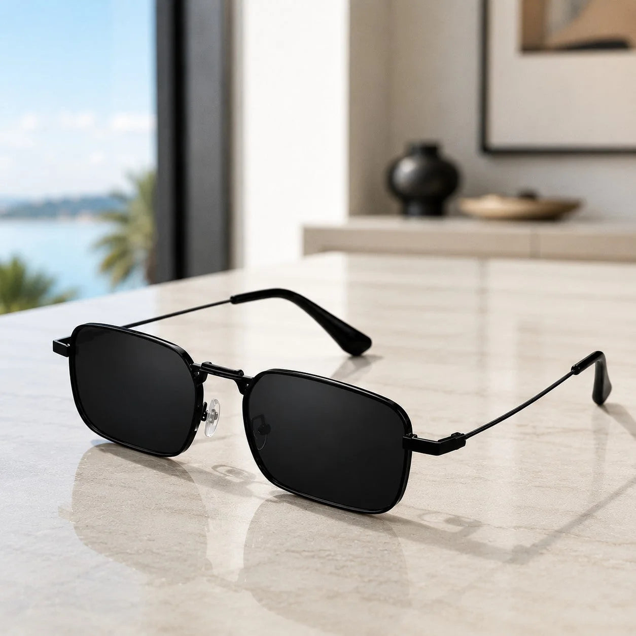 Travel Day Sunglasses in Black