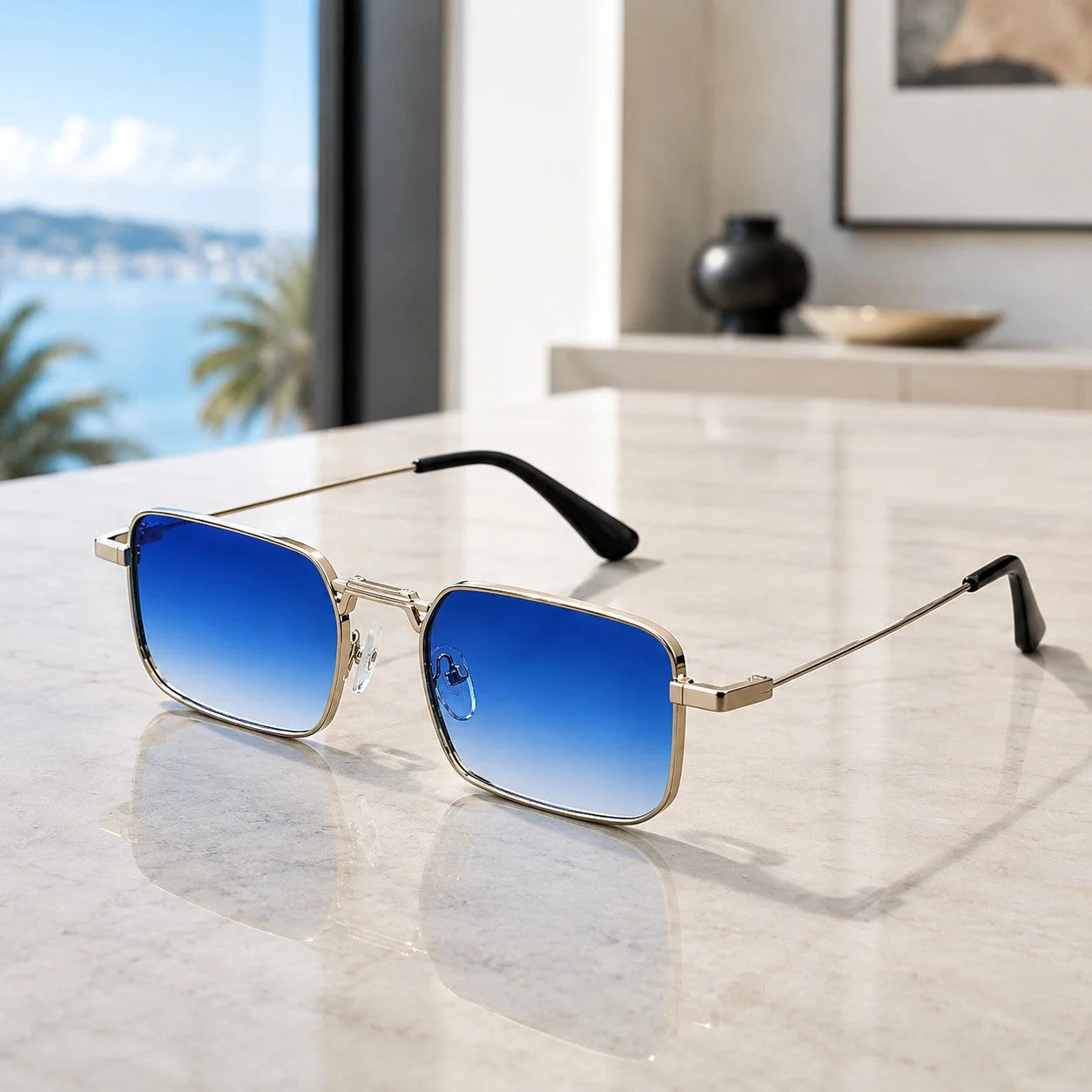 Travel Day Sunglasses in Blue
