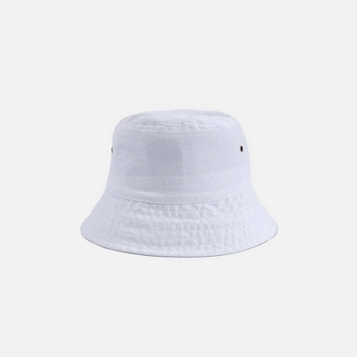 Ulmer washed cotton bucket hat in White 1
