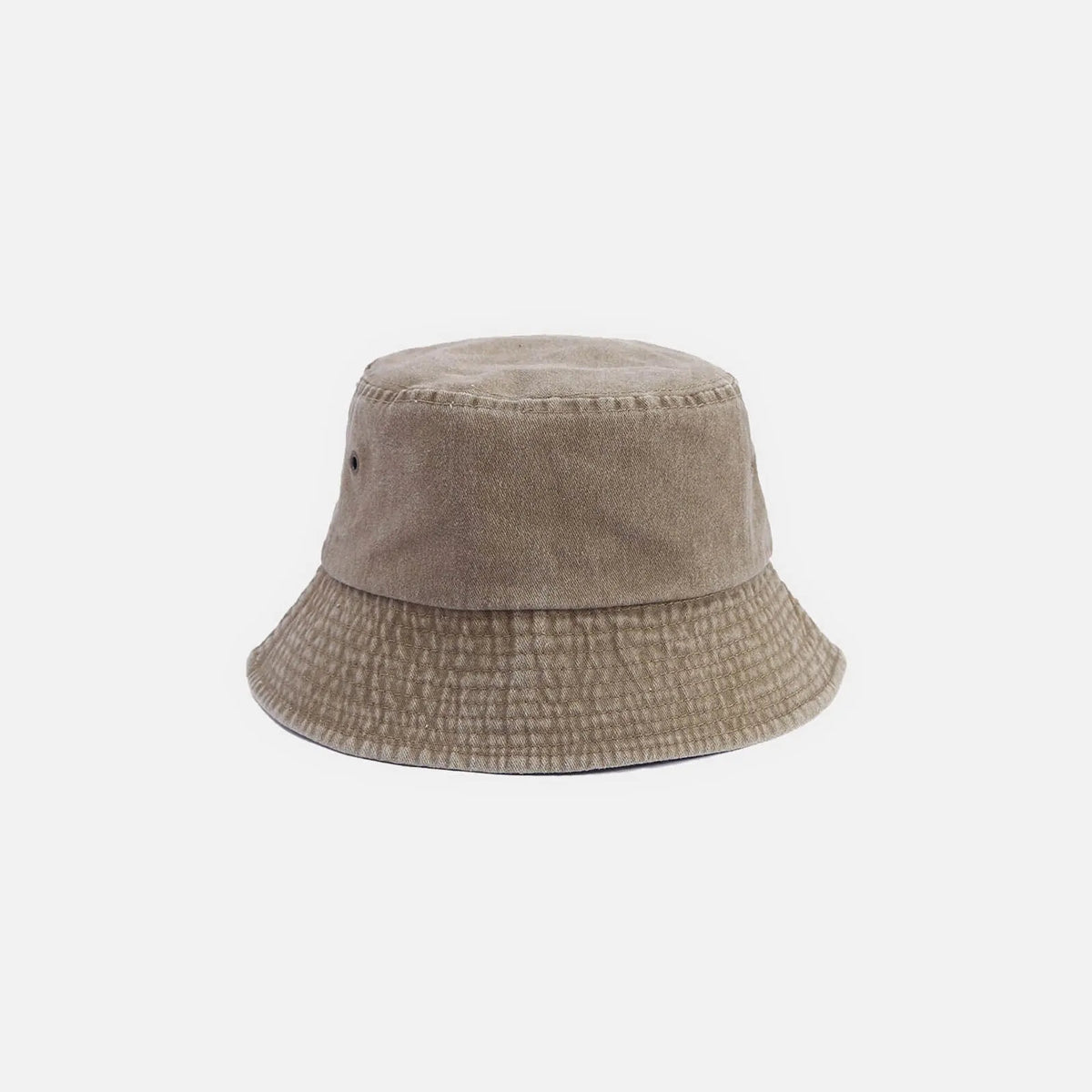 Ulmer washed cotton bucket hat in Khaki 1
