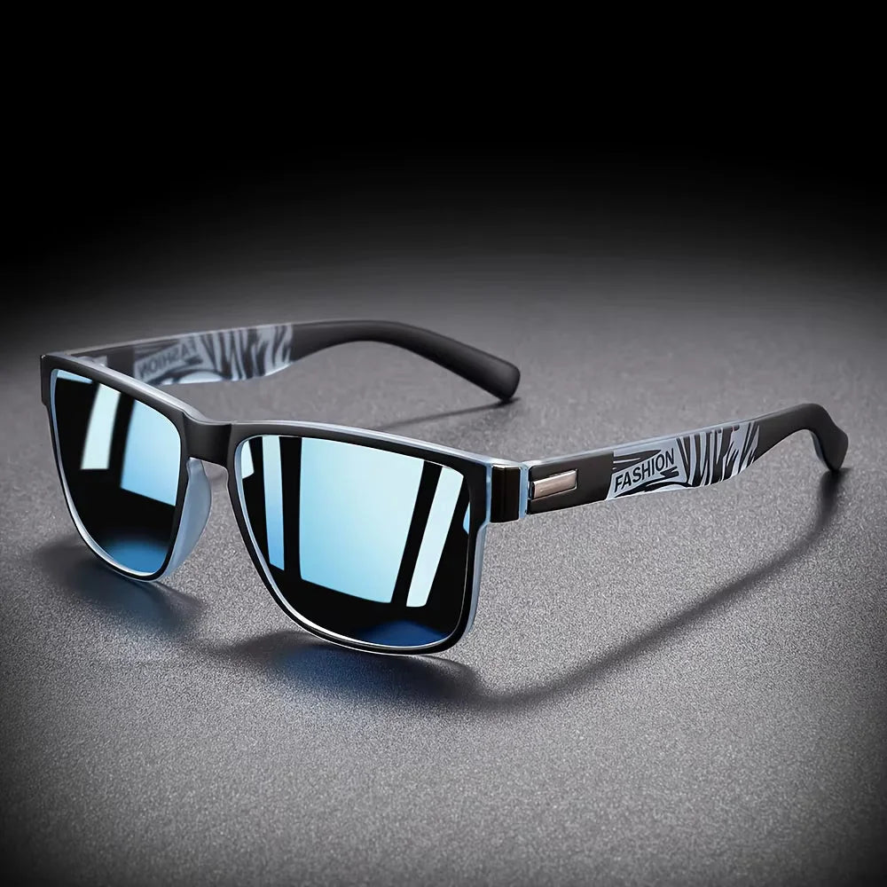UV400 Square Sunglasses in Blue