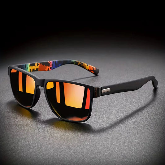 UV400 Square Sunglasses in Orange