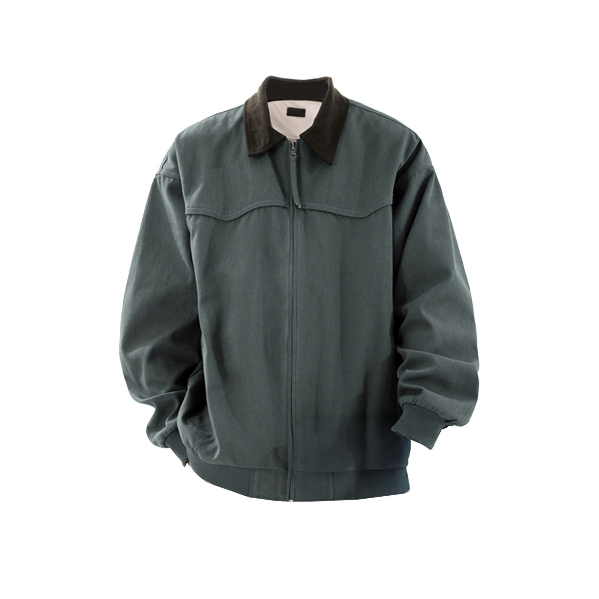 Vickery corduroy-collar field jacket in Slate Gray 1