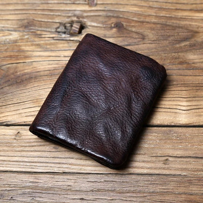 Zachary bifold leather wallet in Dark Brown 1