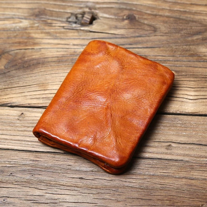 Zachary bifold leather wallet in Light Brown 1