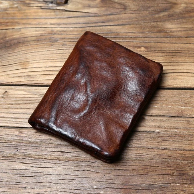Zachary wallet in Brown from above