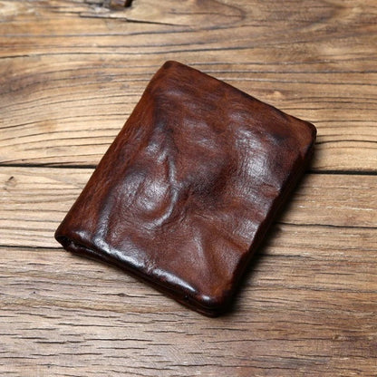 Zachary wallet in Brown from above
