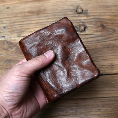 Zachary wallet held in the hand